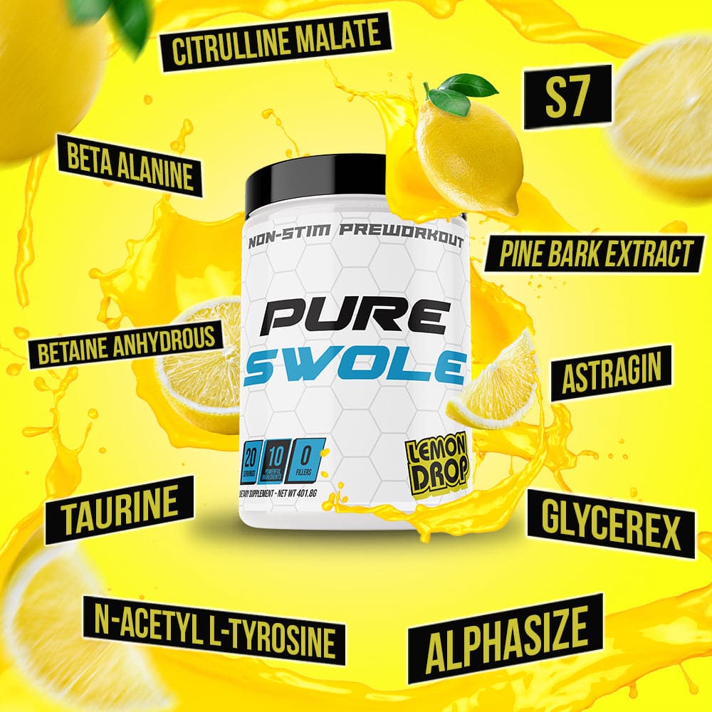 Pure Swole Non Stim Preworkout - Pure Cut Supplements