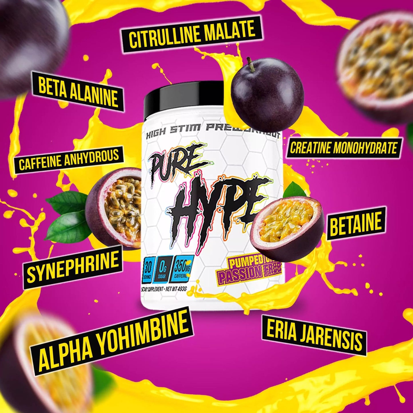 Pure Hype // High Stim Preworkout - Pure Cut Supplements