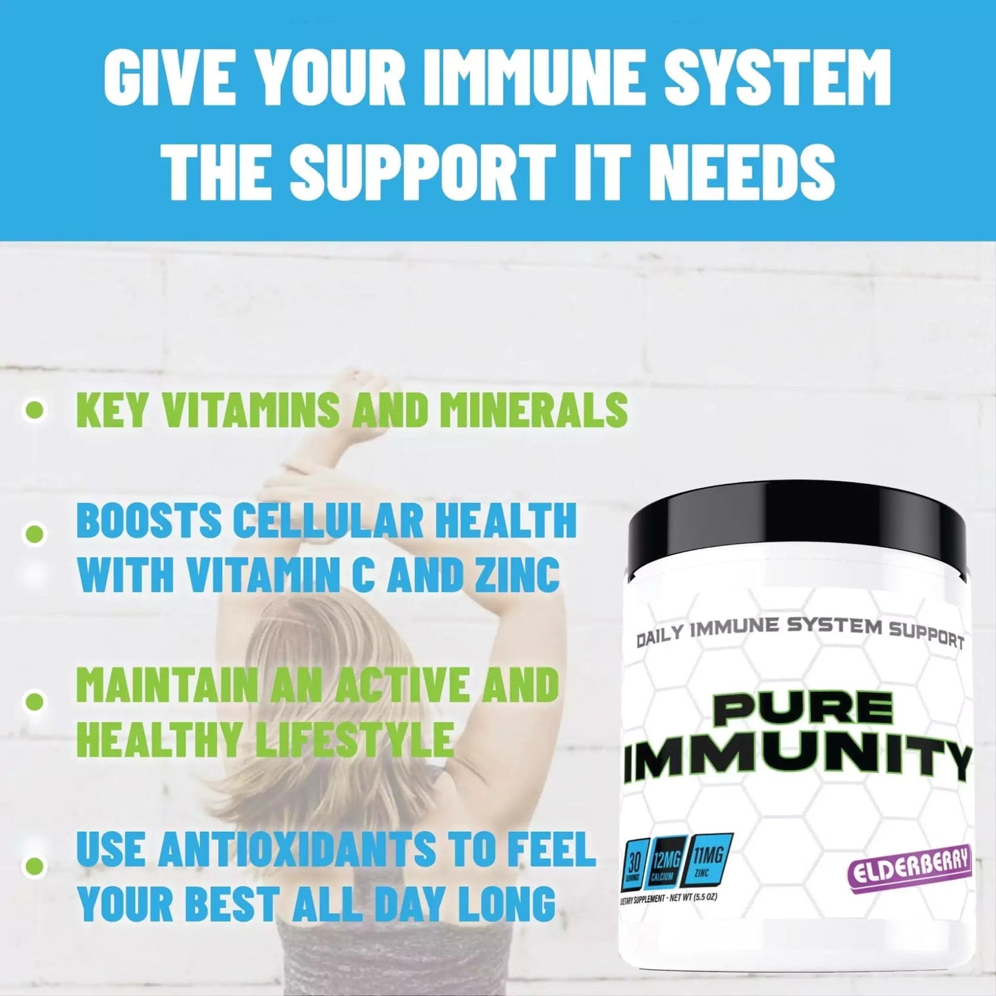 Pure Immunity // Vitamin Support - Pure Cut Supplements