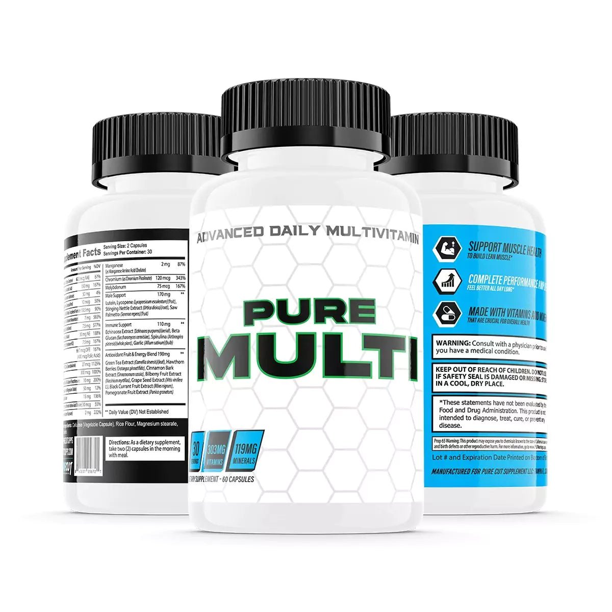 Pure Multi // Men's Multivitamin - Pure Cut Supplements