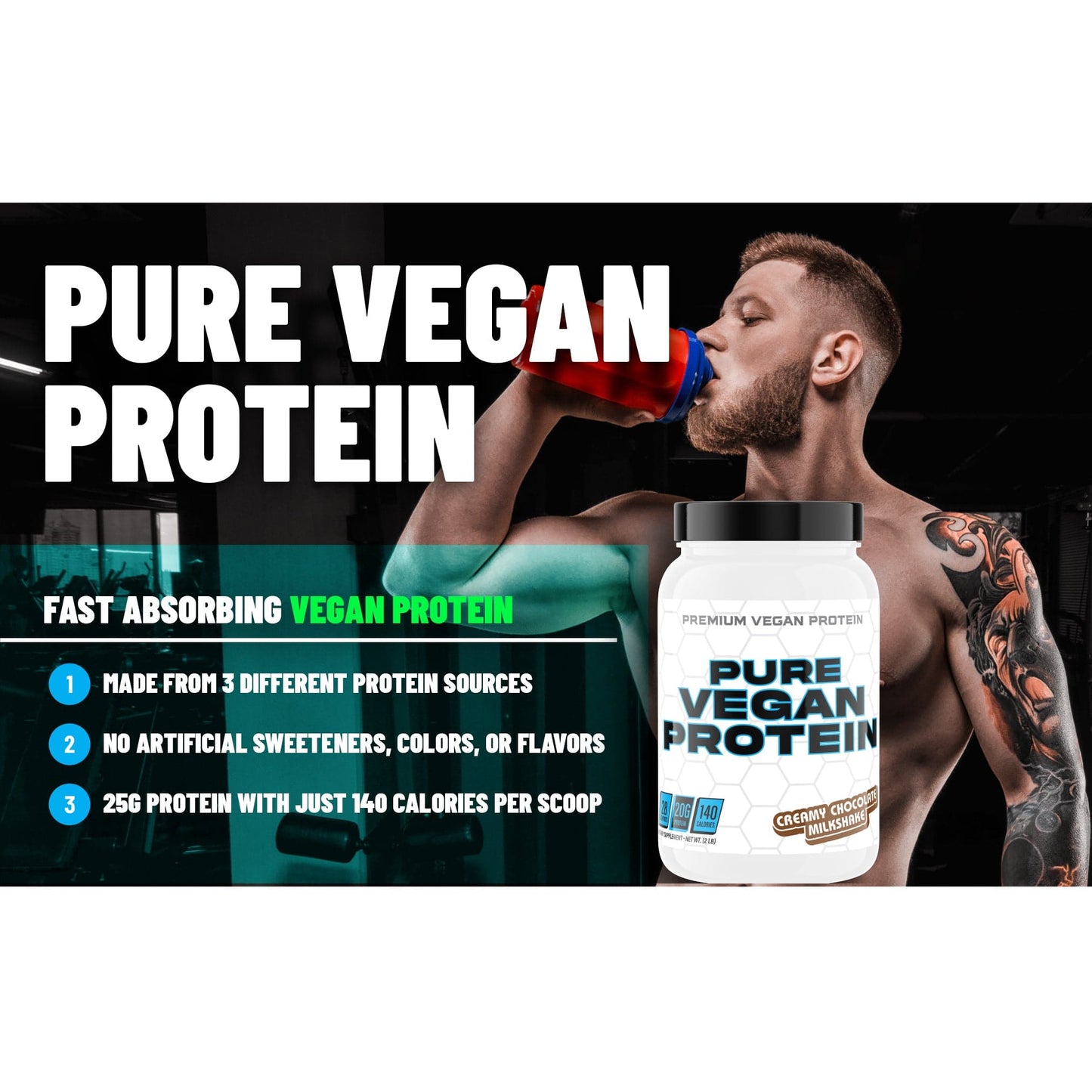 Pure Vegan // Vegan Protein - Pure Cut Supplements