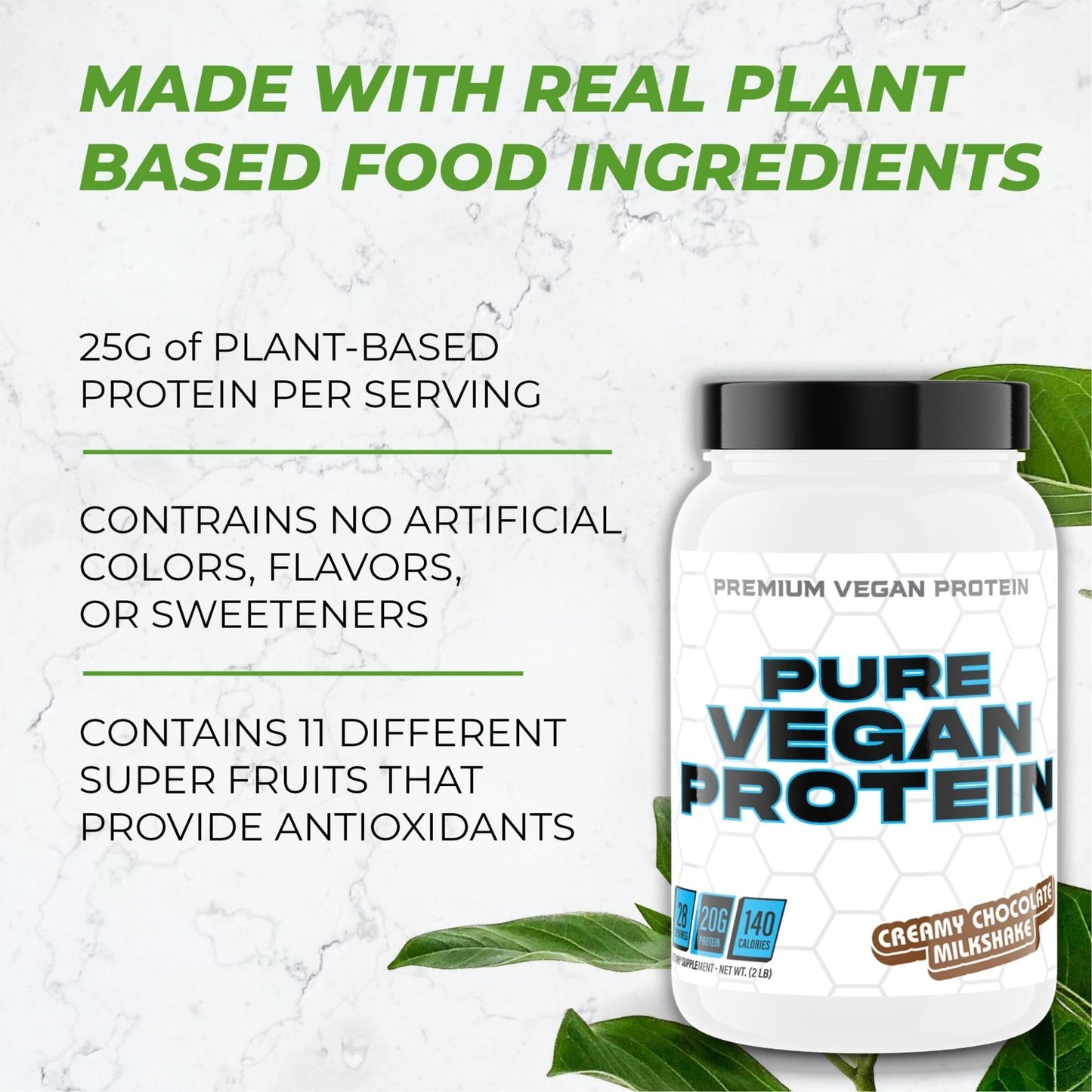 Pure Vegan // Vegan Protein - Pure Cut Supplements